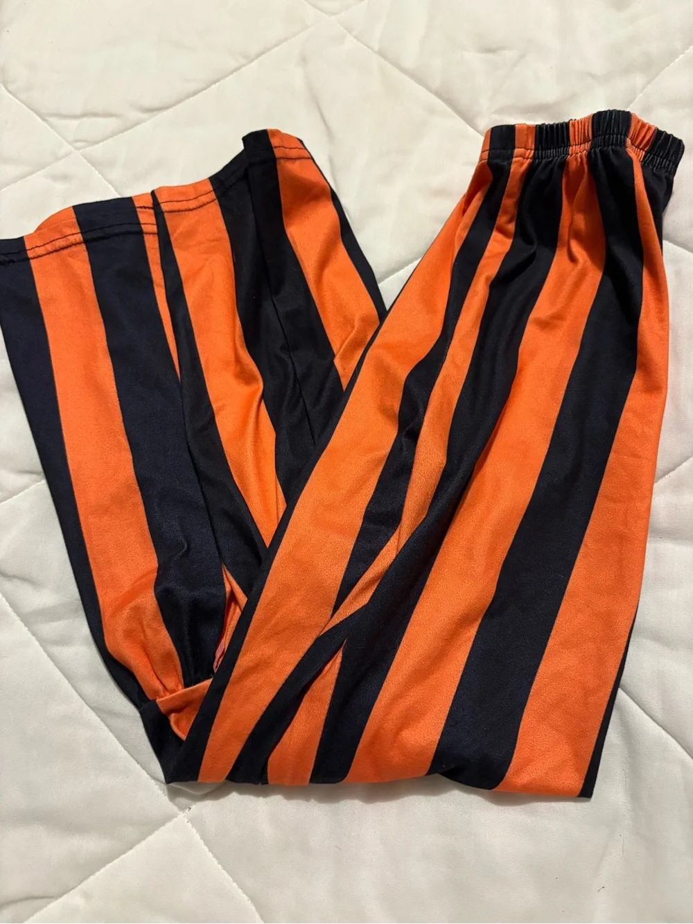 Orange and black boutique outfit